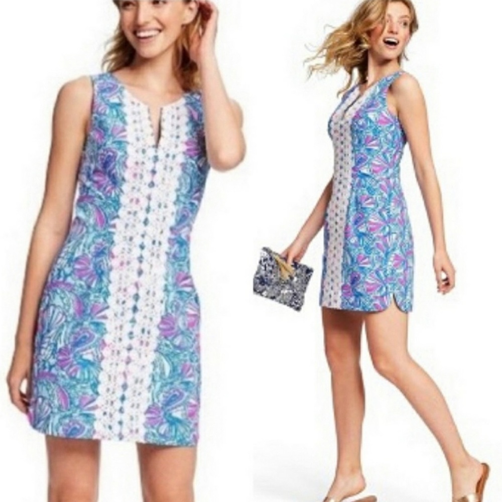 Lilly Pulitzer for Target 20th anniversary collection My Fans Shift Dress - Sz 2